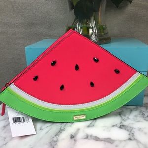 Kate Spade Make a Splash Watermelon Slice Clutch
